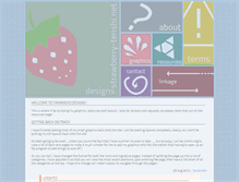 Tablet Screenshot of designs.strawberry-tenshi.net